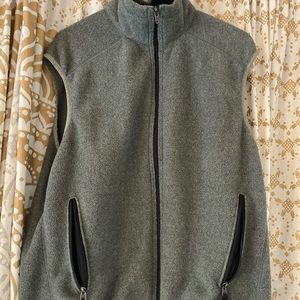 Men’s Gray Patagonia Turtleneck Vest (Size M)